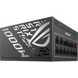 ASUS ROG-STRIX-1000P-GAMING-E alimentation modulaire 1000 watt Noir, 1x 12V-2x6, 4x PCIe, 1000 W, 100 - 240 V, Actif, 130 W, 1000 W, 130 W