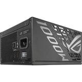 ASUS ROG-STRIX-1000P-GAMING-E alimentation modulaire 1000 watt Noir, 1x 12V-2x6, 4x PCIe, 1000 W, 100 - 240 V, Actif, 130 W, 1000 W, 130 W