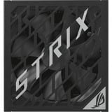 ASUS ROG-STRIX-1000P-GAMING-E alimentation modulaire 1000 watt Noir, 1x 12V-2x6, 4x PCIe, 1000 W, 100 - 240 V, Actif, 130 W, 1000 W, 130 W