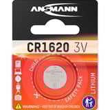 Ansmann Pile bouton au lithium CR-1620, Batterie Argent
