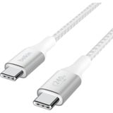 Belkin BoostCharge USB-C - 240 W, Câble Blanc