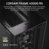 Corsair FRAME 4000D RS boîtier midi tower Noir | 2x USB-A | 1x USB-C | Verre Trempé