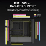 Corsair FRAME 4000D RS boîtier midi tower Noir | 2x USB-A | 1x USB-C | Verre Trempé