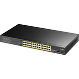 Cudy 24-Port Gigabit PoE+ Switch with 2 Noir