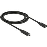 DeLOCK OS2 câble fibre optique duplex LC-SC, Câble d'extension Noir, 2 mètres