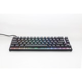 Ducky Mecha Pro SF RGB clavier mécanique Noir, Layout BE (AZERTY), Cherry MX Blue, 65%
