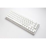 Ducky One 3 Classic Pure White SF, clavier Blanc, Layout États-Unis, Cherry MX Red, LED RGB, Double-shot PBT, Hot-swappable, QUACK Mechanics, 65%
