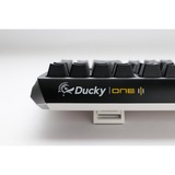 Ducky One 3 Classic, clavier Noir/Blanc, Layout États-Unis, Cherry MX Red Silent