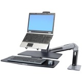 Ergotron LX Bras pour ordinateur portable pour montage sur le bureau, Support Noir