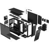 Fractal Design Meshify 2 boîtier midi tower Noir | 2x USB-A | 1x USB-C | Verre Trempé