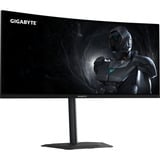 GIGABYTE G34WQCP (2.0) 34" Moniteur UltraWide gaming incurvé  Noir, 2x HDMI, 2x DisplayPort
