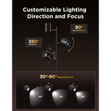 Govee Govee Tree Floor Lamp, Lampe Noir