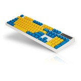 Leopold FC900RN/EYBPD(W), clavier gaming Blanc/Bleu, Layout États-Unis, Cherry MX Brown