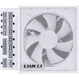 Lian Li EDGE1300, 1300 Watt alimentation  Blanc, 1x 12VHPWR, 3x PCIe, gestion des câbles, 4x USB