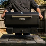 Masterbuilt Barbecue portable au charbon de bois et fumoir  Noir