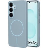 Mobiparts Samsung Galaxy S25 - Slim Line MagSafe Case , Housse smartphone gris-vert
