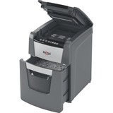 Rexel Destructeur de documents Optimum Auto+ 100X à coupe transversale, Broyeur de document Gris