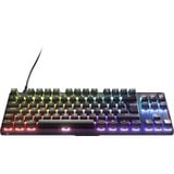 SteelSeries Apex 9 TKL RGB clavier gaming Noir, Layout FR (AZERTY), SteelSeries OmniPoint, 80 % (TKL), Double-shot PBT