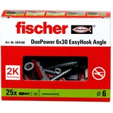 fischer EasyHook Angle DuoPower 6x30, Cheville Blanc