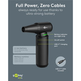 goobay Air Duster Superior, Souffleur Noir