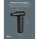 goobay Air Duster Superior, Souffleur Noir