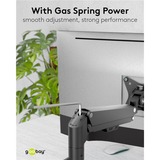 goobay Support pour écran simple, 17 à 32 pouces, Support de moniteur Noir