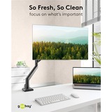 goobay Support pour écran simple, 17 à 32 pouces, Support de moniteur Noir