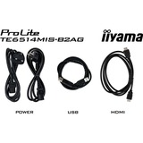 iiyama ProLite TE6514MIS-B2AG, Affichage public Noir