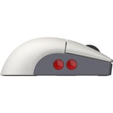 8BitDo Retro R8 Mouse N Edition, Souris gaming Gris/Rouge, 50 - 26 000 DPI, Bluetooth / USB-C / 2,4 GHz