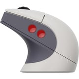 8BitDo Retro R8 Mouse N Edition, Souris gaming Gris/Rouge, 50 - 26 000 DPI, Bluetooth / USB-C / 2,4 GHz
