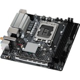 ASRock B760M-ITX/D4 WIFI carte mère socket 1700 Noir/Argent