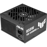 ASUS TUF Gaming Gold EVO alimentation modulaire 850 watt Noir, 1x 12V-2x6, 3x PCIe, 850 W, 100 - 240 V, Actif, 110 W, 850 W, 110 W