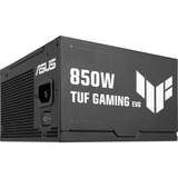 ASUS TUF Gaming Gold EVO alimentation modulaire 850 watt Noir, 1x 12V-2x6, 3x PCIe, 850 W, 100 - 240 V, Actif, 110 W, 850 W, 110 W