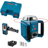 Bosch Laser rotatif GRL 400 H Professional Bleu/Noir, 400 m, 0,08 mm/m, 5°, 600 tr/min, Rouge, 635 nm (< 1 mW)