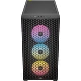 Corsair 3000D Airflow RGB boîtier midi tower Noir | 2x USB-A | RGB | Verre Trempé