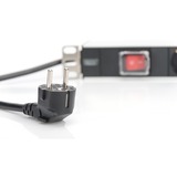Digitus Prise de courant DN-95402, Multiprise Noir