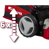 Einhell GC-PM 52/2 S HW Marcher derrière un tracteur tondeuse Essence Noir, Rouge, Tondeuse à gazon Rouge/Noir, Marcher derrière un tracteur tondeuse, 1800 m², 52 cm, 1,2 L, 80 L, Traction arrière