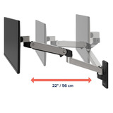 Ergotron LX Pro Bras de moniteur mural, Support de moniteur Aluminium