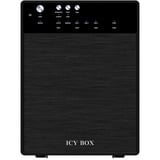 ICY BOX IB-3640SU3, Boîtier disque dur Noir