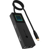 ICY BOX IB-DK4038-LCD, Station d'accueil Anthracite