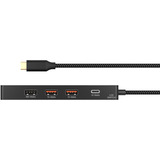 ICY BOX IB-DK4038-LCD, Station d'accueil Anthracite