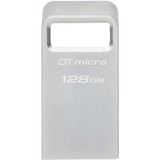 Kingston DataTraveler Micro 128 Go, Clé USB Argent, DTMC3G2/128GB, USB 3.2 Gen 1