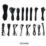 Lian Li EDGE GOLD 1200 alimentation  modulaire 1200 watt Noir, 1x 12V-2x6, 4x PCIe