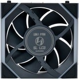 Lian Li UNI FAN SL120 LCD Wireless, Ventilateur de boîtier Noir, 3 pièces, connecteur de ventilateur PWM à 4 broches