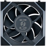 Lian Li UNI FAN SL120 LCD Wireless ventilateurs de boîtier RGB  Noir, 3 pièces, 120 x 124.5 x 28 mm, PWM