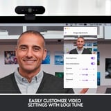 Logitech BRIO STREAM, Webcam Noir