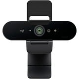 Logitech Brio Stream webcam Noir, 4096 x 2160 pixels, 90 ips, 1280x720@30fps, 1280x720@60fps, 1920x1080@30fps, 1920x1080@60fps, 4096x2160@30fps, 1080p, 5x, 90°