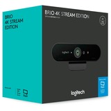 Logitech Brio Stream webcam Noir, 4096 x 21060 pixels, 60 ips, 1080p, USB 3.2 Gen 1 (3.1 Gen 1), Noir, Clip