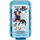 MGA Entertainment Na! Na! Na! Surprise - Série doudou 2-en-1 - Léopard des neiges, Poupée 