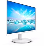 Philips 241V8AW/00 23.8" Moniteur  Blanc, VGA, HDMI, Audio